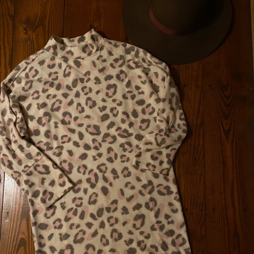 Lush Leopard Pattern Soft Dress